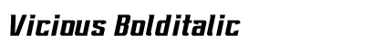 Vicious Bolditalic Preview