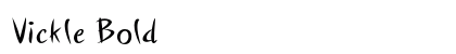 Vickle Bold preview