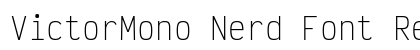 VictorMono Nerd Font Regular Preview