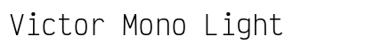 Victor Mono Light preview