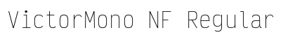 VictorMono NF Regular Preview