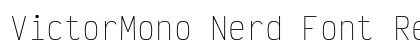 VictorMono Nerd Font Regular Preview