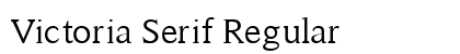 Victoria Serif Regular preview