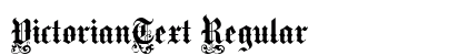 VictorianText Regular preview