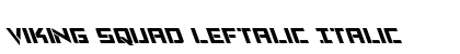 Viking Squad Leftalic Italic preview