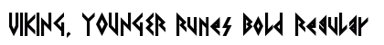 VIKING, YOUNGER Runes Bold Regular preview
