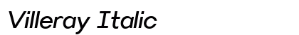 Villeray Italic preview
