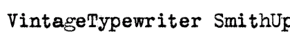 VintageTypewriter SmithUpright Preview