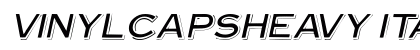 VinylCapsHeavy Italic preview