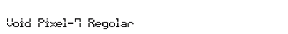 Void Pixel-7 Regular preview