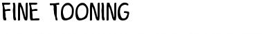 Fine 'Tooning Regular Font