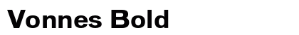Vonnes Bold preview