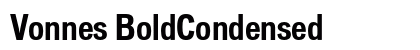 Vonnes BoldCondensed Preview