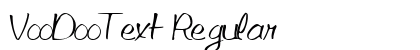 VooDooText Regular preview