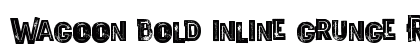 Wagoon bold inline grunge Regular preview