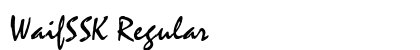 WaifSSK Regular preview