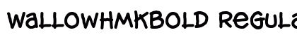 WallowHmkBold Regular Font