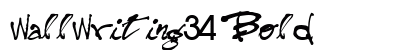 WallWriting34 Bold preview