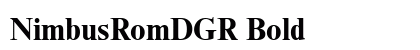 NimbusRomDGR Bold preview