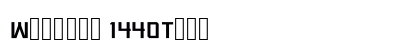 Warlock 1440Thin Font