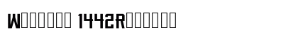 Warlock 1442Regular Font