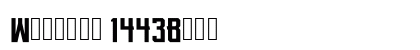 Warlock 1443Bold Font