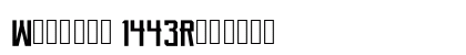 Warlock 1443Regular Font