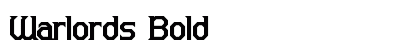 Warlords Bold Font