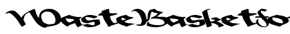 WasteBasketFont Bold preview
