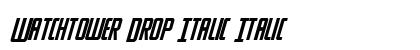 Watchtower Drop Italic Italic preview