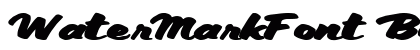 WaterMarkFont Bold preview