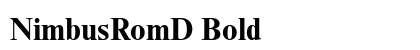 NimbusRomD Bold preview