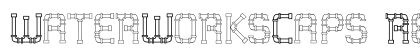 WaterWorksCaps Regular preview