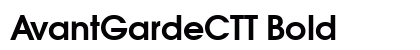 AvantGardeCTT Bold preview