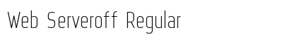 Web Serveroff Regular preview