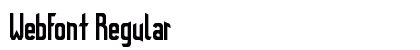 WebFont Regular preview