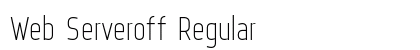 Web Serveroff Regular preview