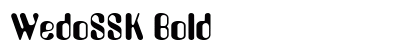 WedoSSK Bold preview