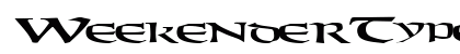 WeekenderType123 Regular preview