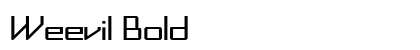 Weevil Bold preview