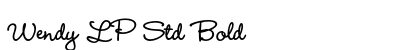 Wendy LP Std Bold preview
