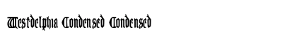 Westdelphia Condensed Condensed preview