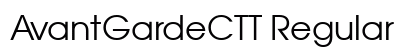 AvantGardeCTT Regular preview