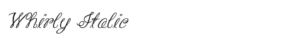 Whirly Italic preview