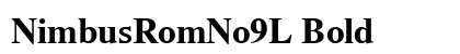 NimbusRomNo9L Bold preview