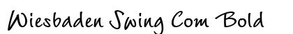 Wiesbaden Swing Com Bold preview