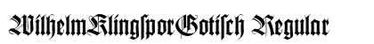 WilhelmKlingsporGotisch Regular preview