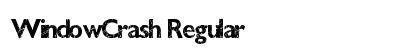 WindowCrash Regular preview