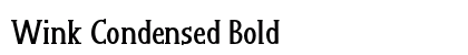 Wink Condensed Bold Preview
