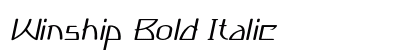 Winship Bold Italic Preview